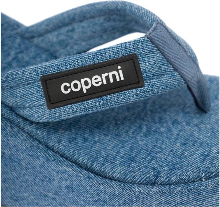 Coperni Denim Sleehak Sandaal Blue Dames