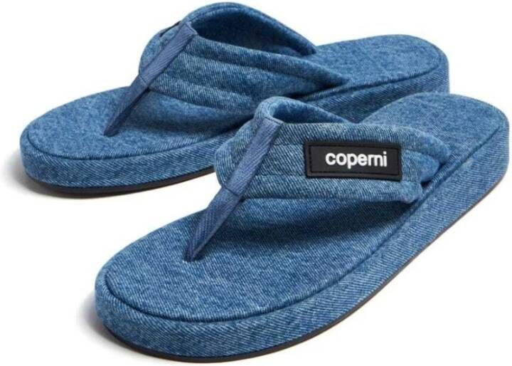 Coperni Flip Flops Blue Dames