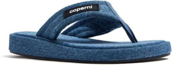 Coperni Flip Flops Blue Dames