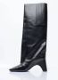 Coperni Leren Kniehoge Bridge Laarzen Black Dames - Thumbnail 8