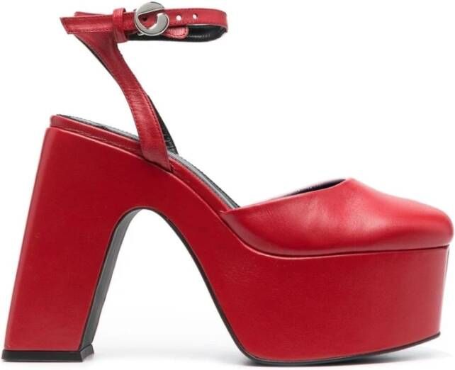 Coperni -schoenen rood Dames