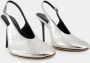 Coperni Hoge hakken Foil Ufo Heel Pumps Leather Silver in zilver - Thumbnail 3