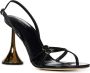 Coperni Zwarte Leren Orkest Sandalen Black Dames - Thumbnail 2