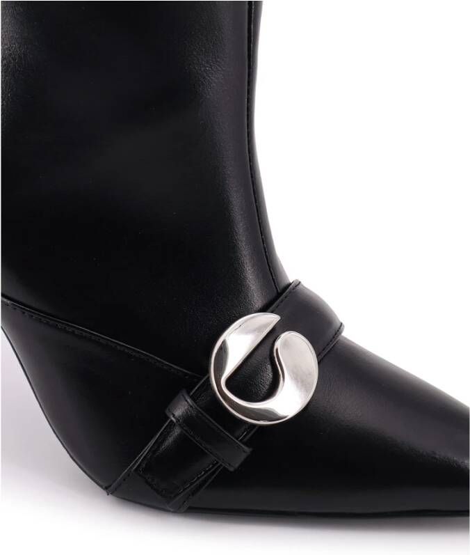 Coperni Zwarte Stiletto Laarzen met Puntige Neus