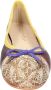 Coral Blue Leren Ballet Flats voor Vrouwen Brown Dames - Thumbnail 4