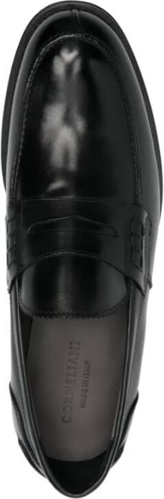 Corneliani Zwarte Sneakers Black Heren