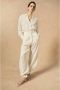 Cortana Beige platte vetersandaal Beige Dames - Thumbnail 4