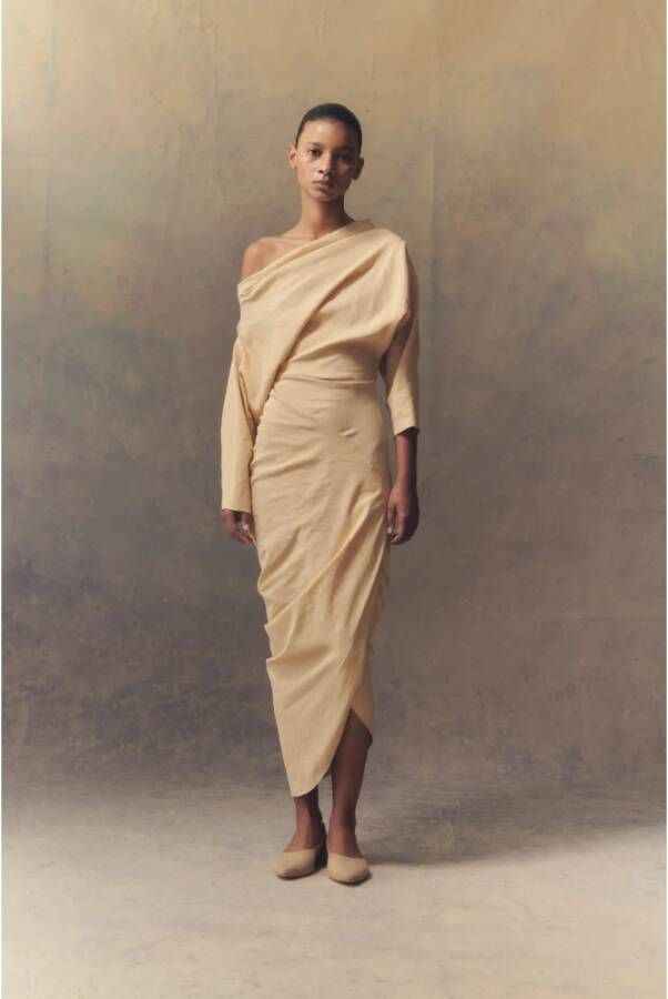 Cortana beige suède ballerina