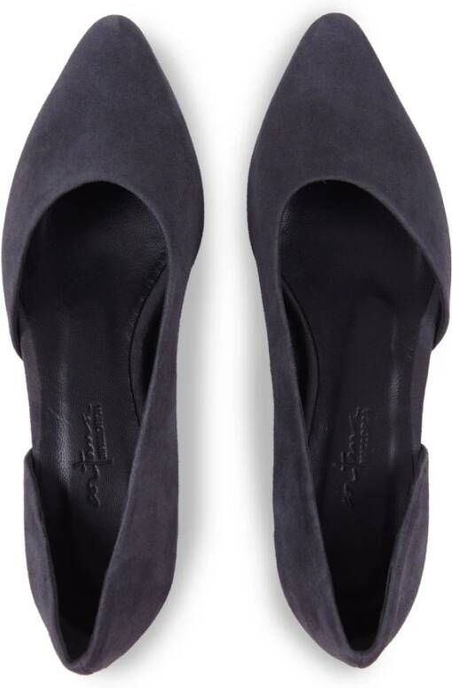Cortana Circe Ballet Flats in Grafiet Suède Black Dames
