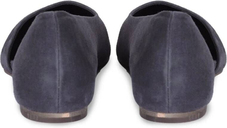 Cortana Circe Ballet Flats in Grafiet Suède Black Dames