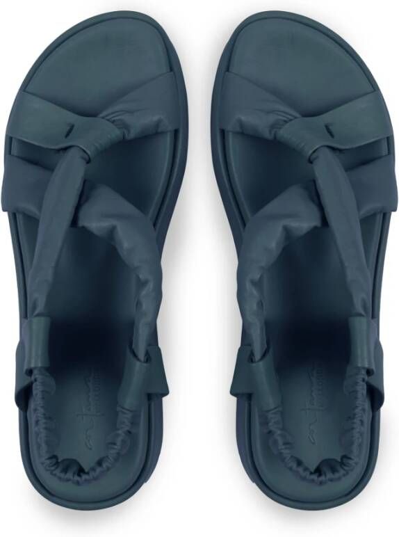 Cortana Green Ocean Platte Sandaal