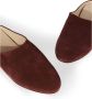 Cortana Handgemaakte Bordeaux Suede Babucha Red Dames - Thumbnail 3