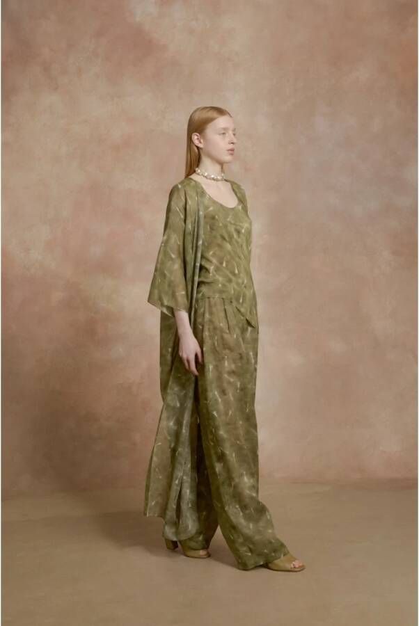 Cortana Janis muiltjes in groen Green Dames