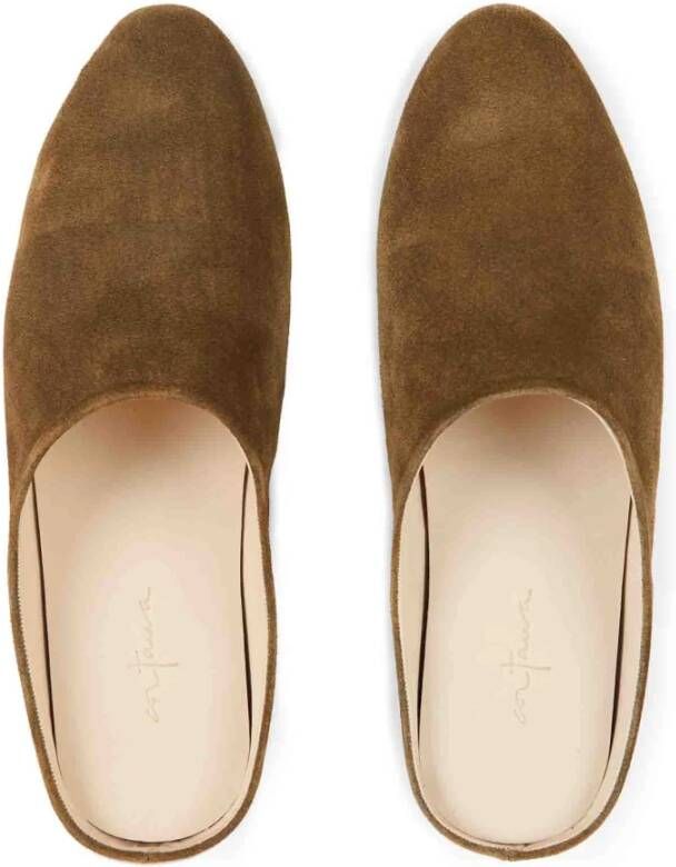 Cortana Kibal bruine suède babouche Brown Dames