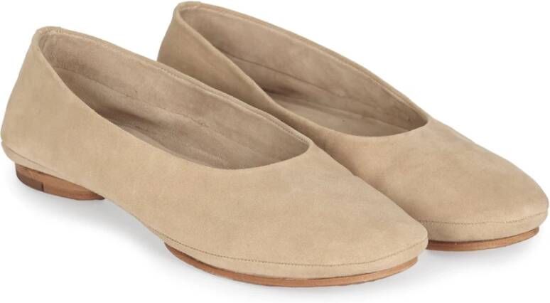 Cortana Lara beige suède ballerina Beige Dames