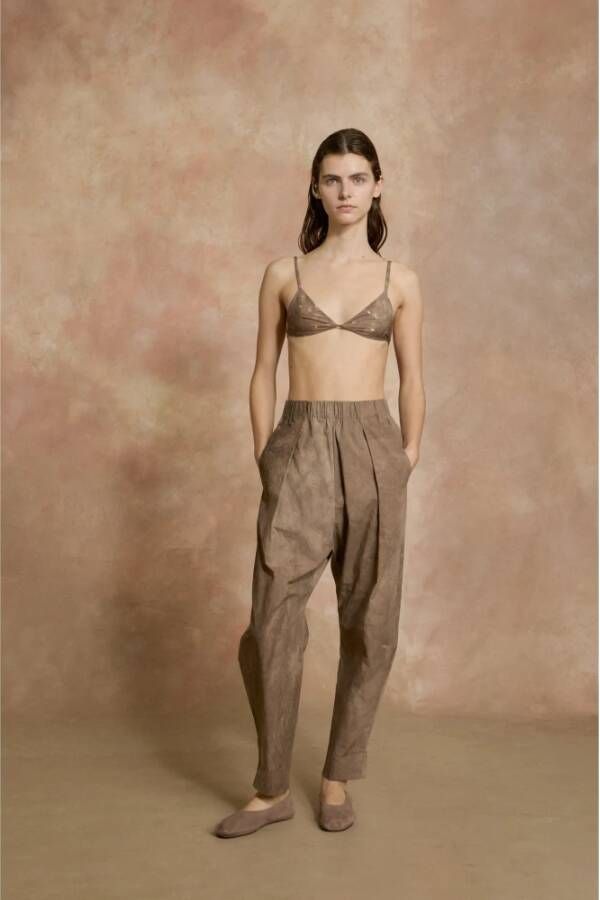 Cortana Lara cacao suède ballerina Brown Dames