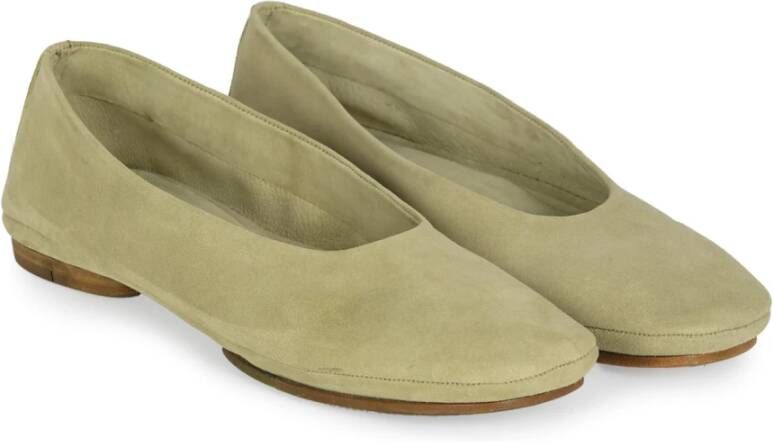 Cortana Lara groene suède ballerina Green Dames