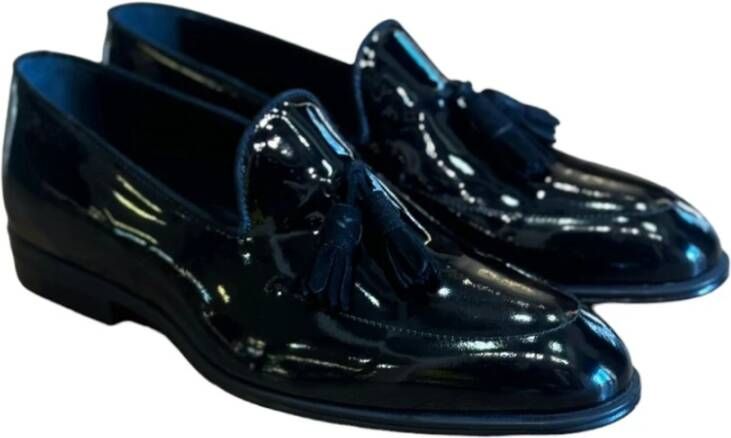 Corvari Leren Loafer Schoenen Black Heren