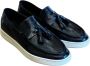 Corvari Leren Loafer Schoenen Blue Heren - Thumbnail 2