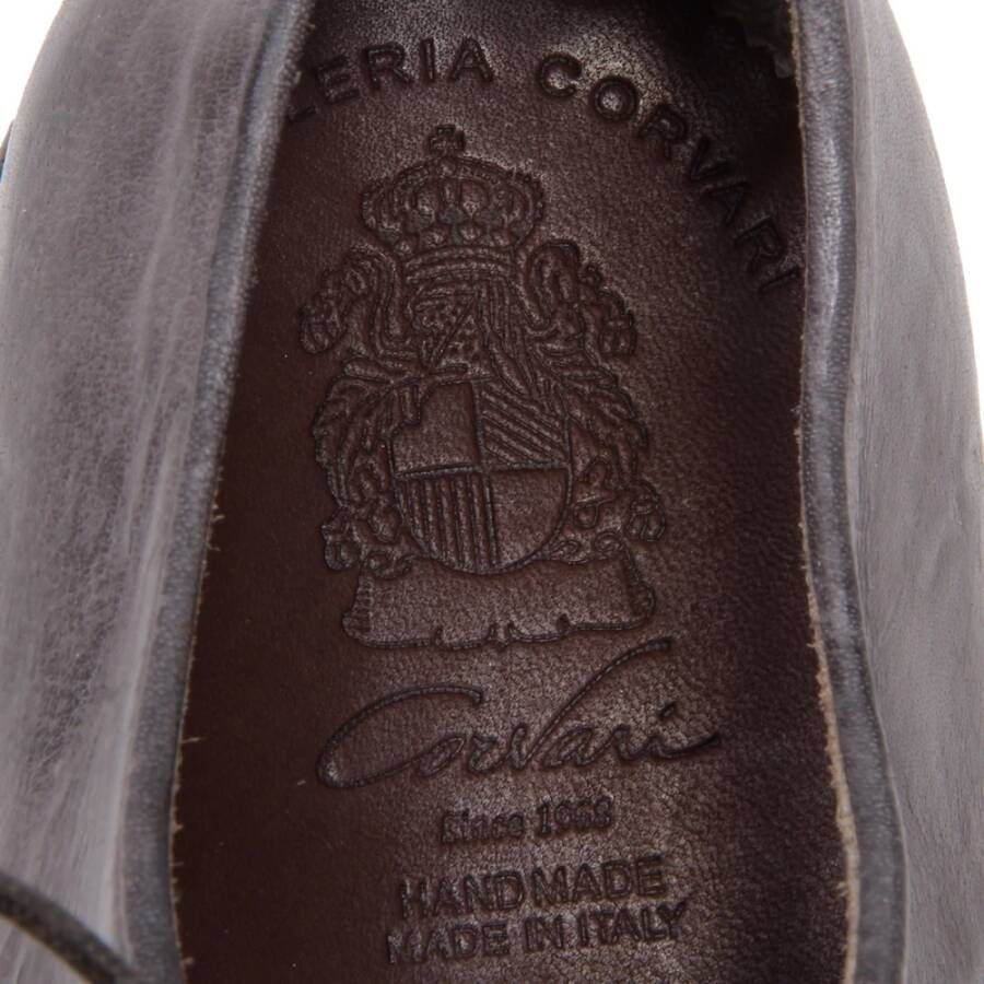Corvari Vintage Donkergrijze Suède Leren Schoen