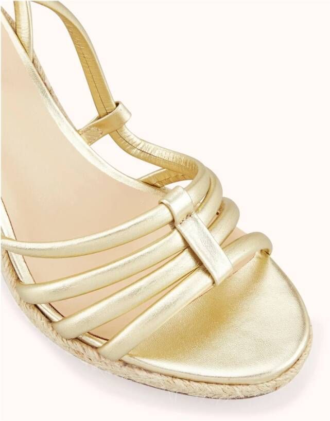 Cosmoparis Bohemian Platine Leren Sandalen
