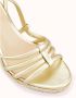 Cosmoparis Bohemian Platine Leren Sandalen - Thumbnail 2