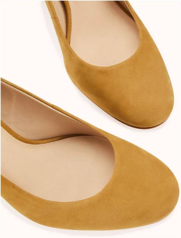 Cosmoparis Chique olijfgroene pump met hak