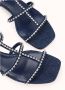 Cosmoparis Denim strass enkelband sandaal - Thumbnail 2