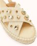 Cosmoparis Gekruiste Band Flatform Sandaal Hirma - Thumbnail 2