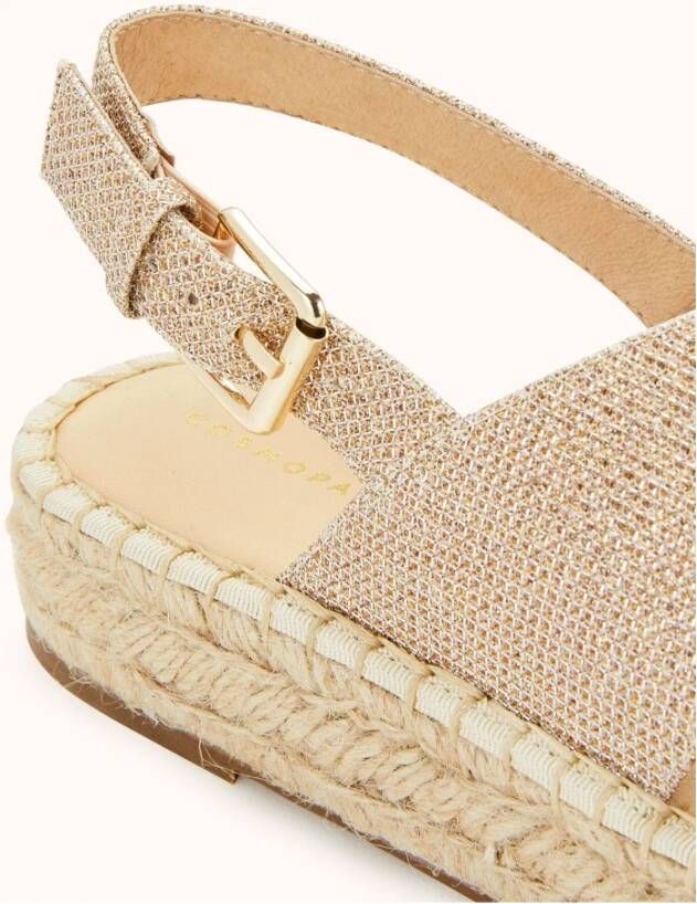 Cosmoparis Gekruiste Band Flatform Sandaal Hirma
