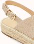 Cosmoparis Gekruiste Band Flatform Sandaal Hirma - Thumbnail 2