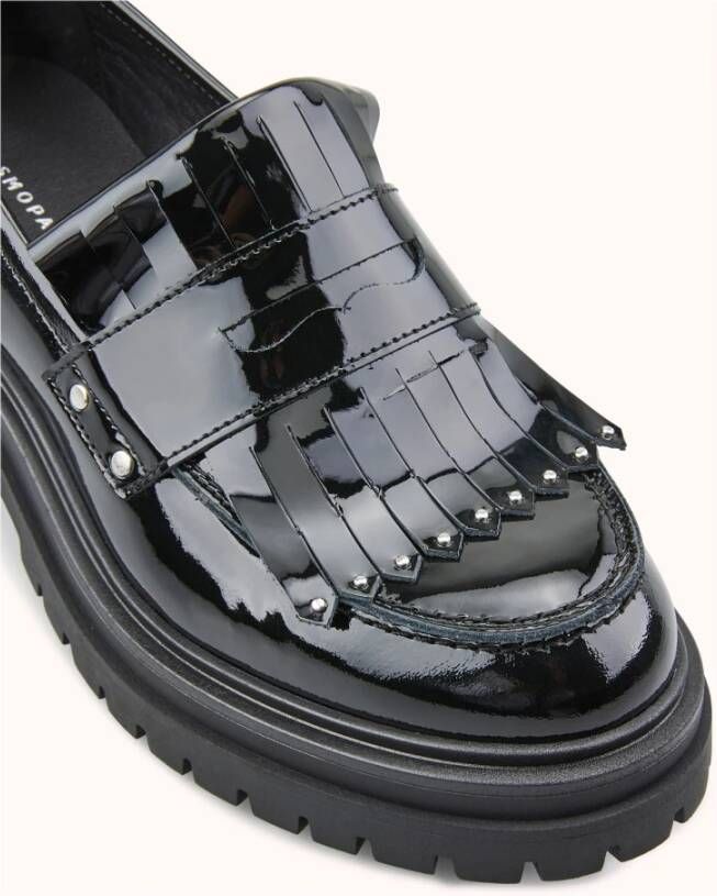 Cosmoparis Gespikkelde loafer met Mexicaanse flap
