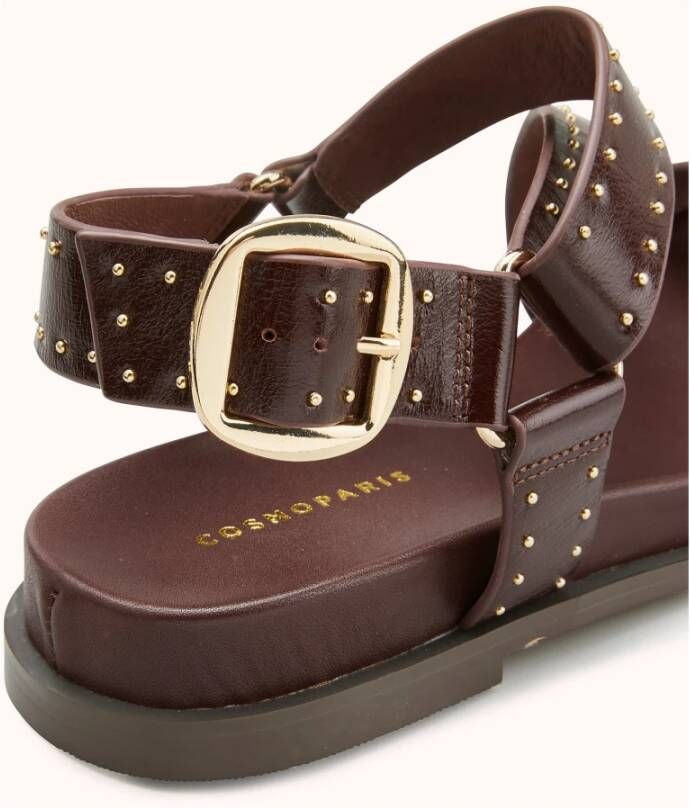 Cosmoparis Kersenleer Studs Sandaal