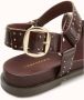 Cosmoparis Kersenleer Studs Sandaal - Thumbnail 2