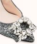 Cosmoparis Kristallen Pumps met Puntneus - Thumbnail 2