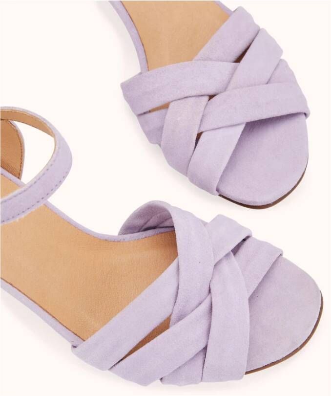 Cosmoparis Lila Slingback Sandaal met Vrouwelijke Hak