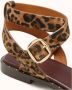 Cosmoparis Luipaardprint Platte Sandalen - Thumbnail 2