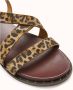 Cosmoparis Luipaardprint Strappy Sandalen - Thumbnail 2