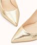 Cosmoparis Puntige Hak Pump in Platinum Cracked Leather - Thumbnail 2