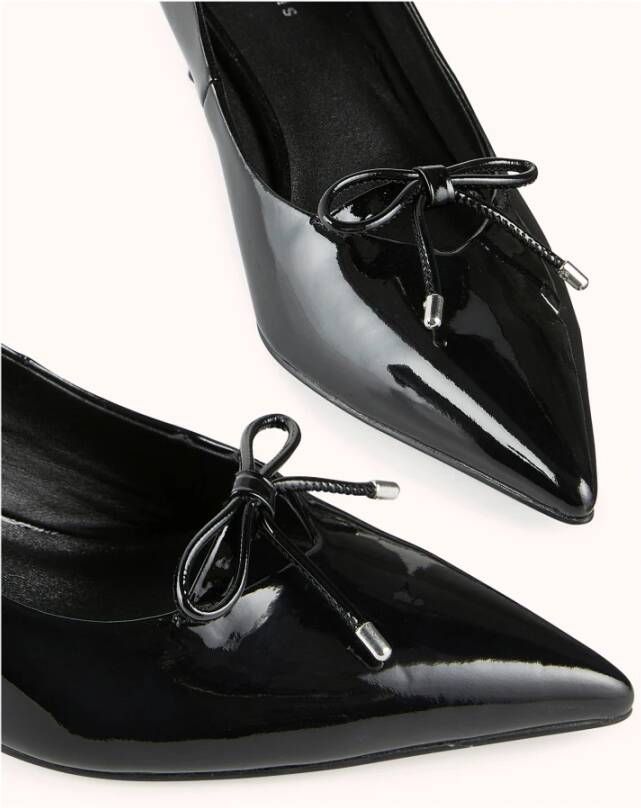 Cosmoparis Leren pumps met spitse neus en strik