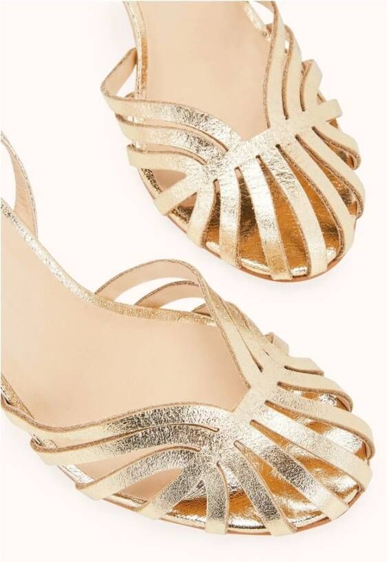 Cosmoparis Sandaal met hakbandjes en strass