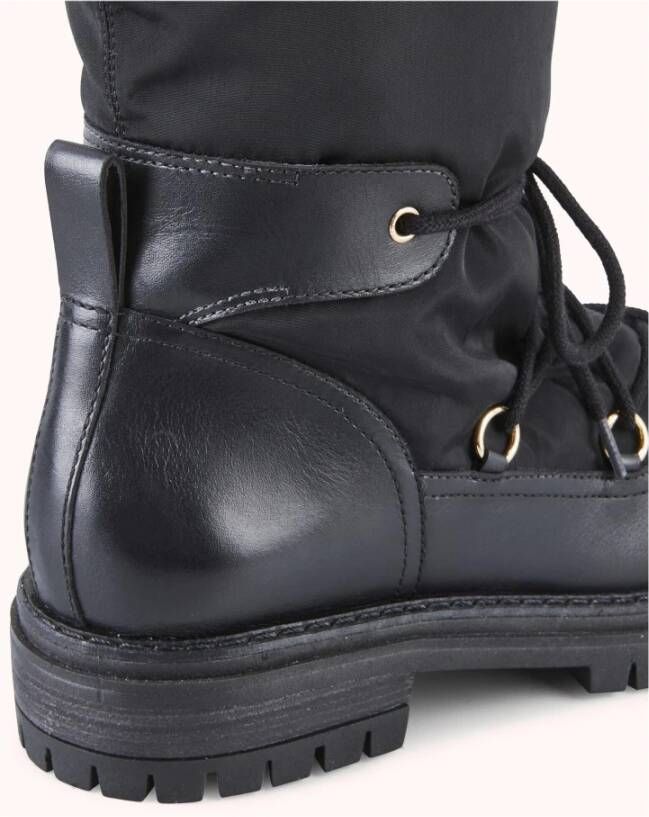 Cosmoparis Stijlvolle leren en nylon winterlaars