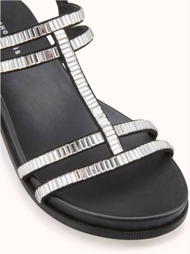 Cosmoparis Strass Platte Sandaal Holana