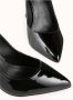 Cosmoparis Zwarte Lak Slingback Hakken met Gouden Gesp - Thumbnail 2