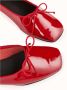 Cosmoparis Zwarte of rode lakleren ballerina schoenen - Thumbnail 2