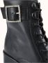 Cosmoparis Zwarte veterschoen met strass gesp - Thumbnail 2