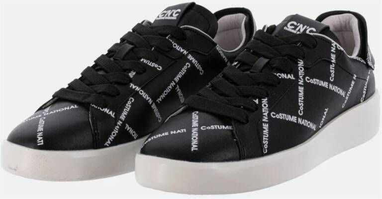Costume National Heren Logo All Over Sneakers Black Heren