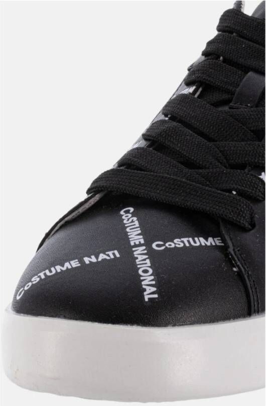 Costume National Heren Logo All Over Sneakers Black Heren