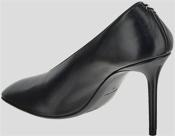 Courrèges Leren Stiletto Schoen Black Dames