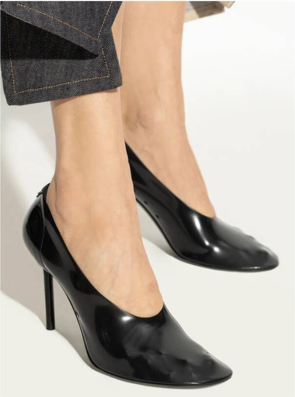 Courrèges Logo Stilettos Black Dames
